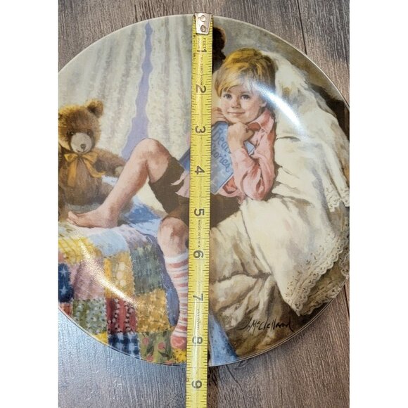 Reco Collectible Plate 1984 Mother Goose Diddle Dumpling John McClelland #13217G - Picture 6 of 12